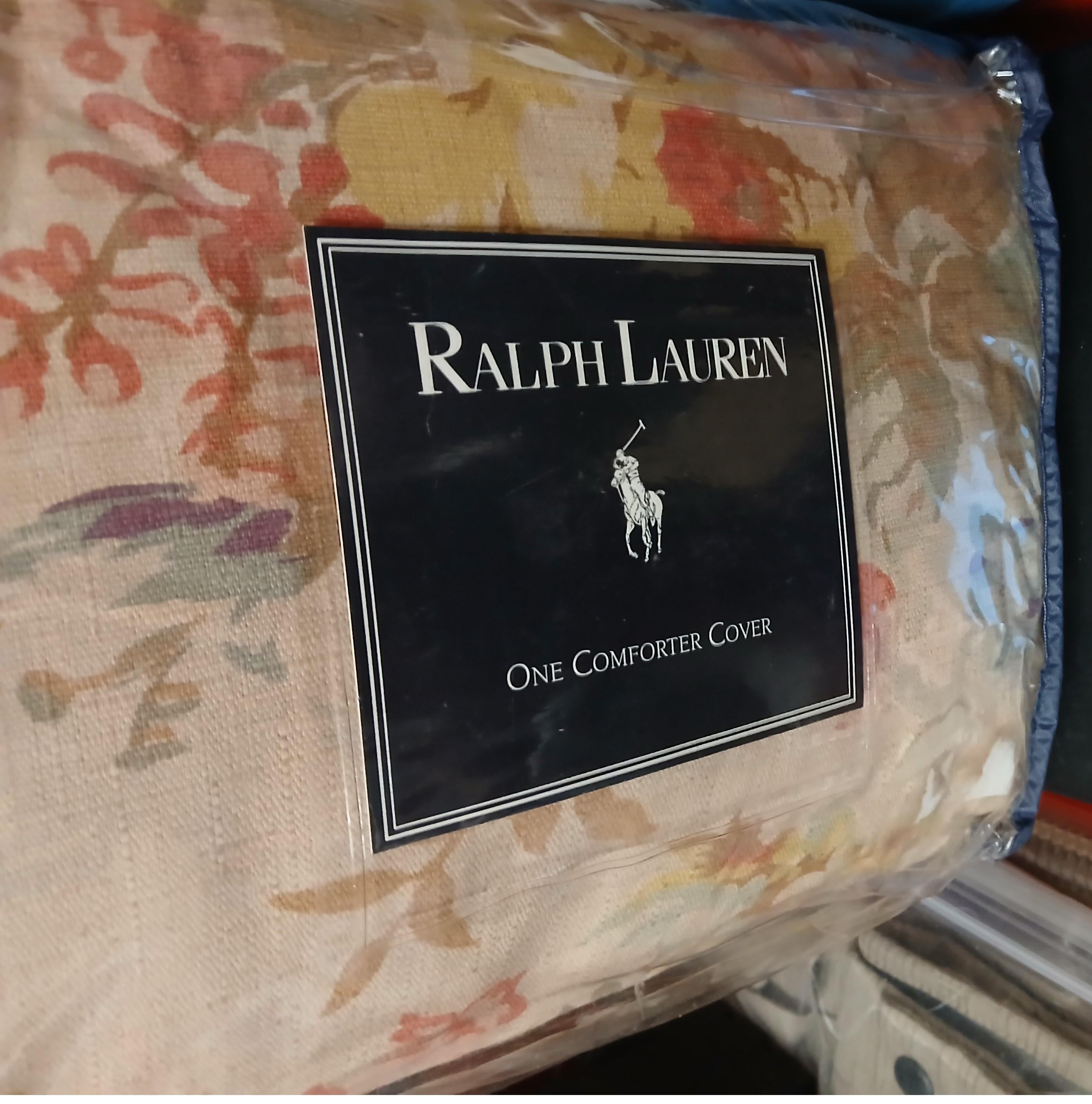 Ralph Lauren Kirsten Twin Duvet Cover-100% Cotton-neutral Colors