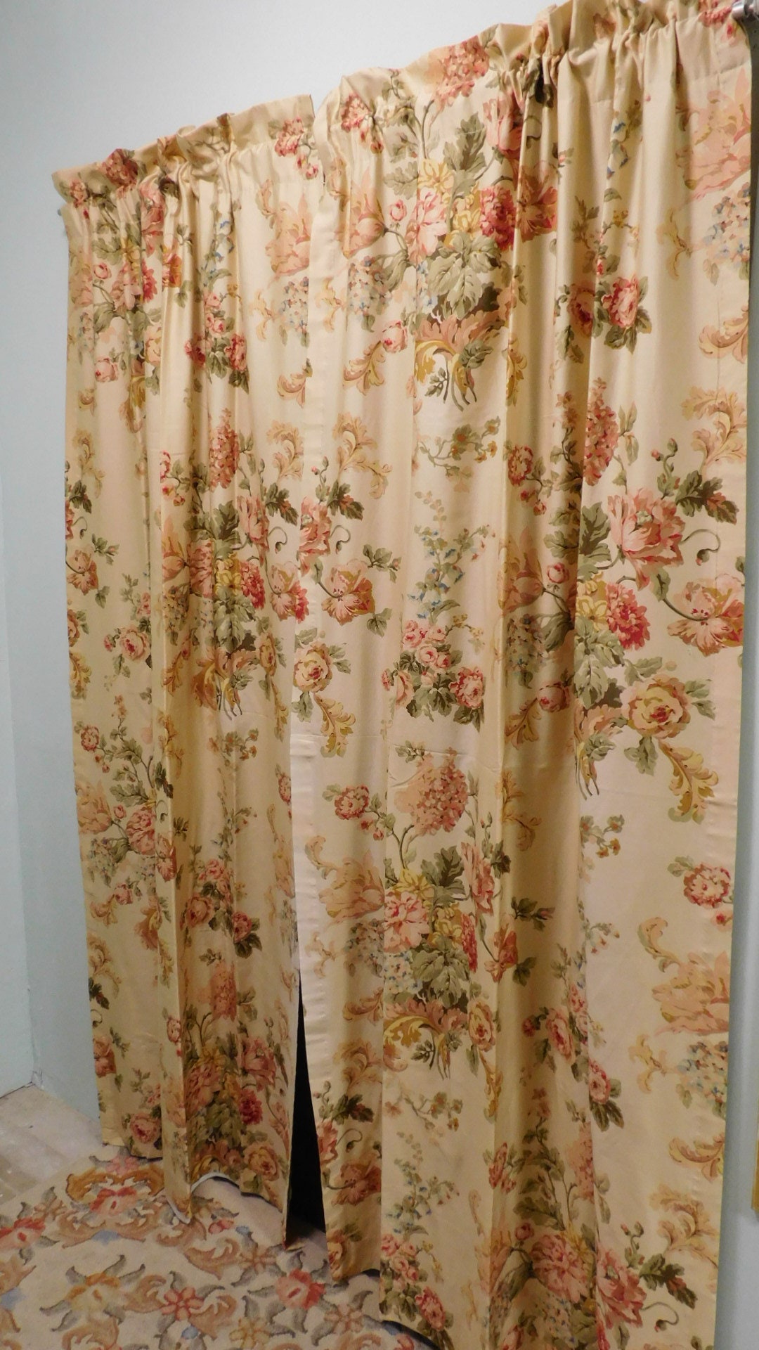 Vintage Ralph Lauren Sus Gardens Ds 84 Long 2 Vintage Ralph Lauren Sus Gardens, Ralph Lauren Curtains