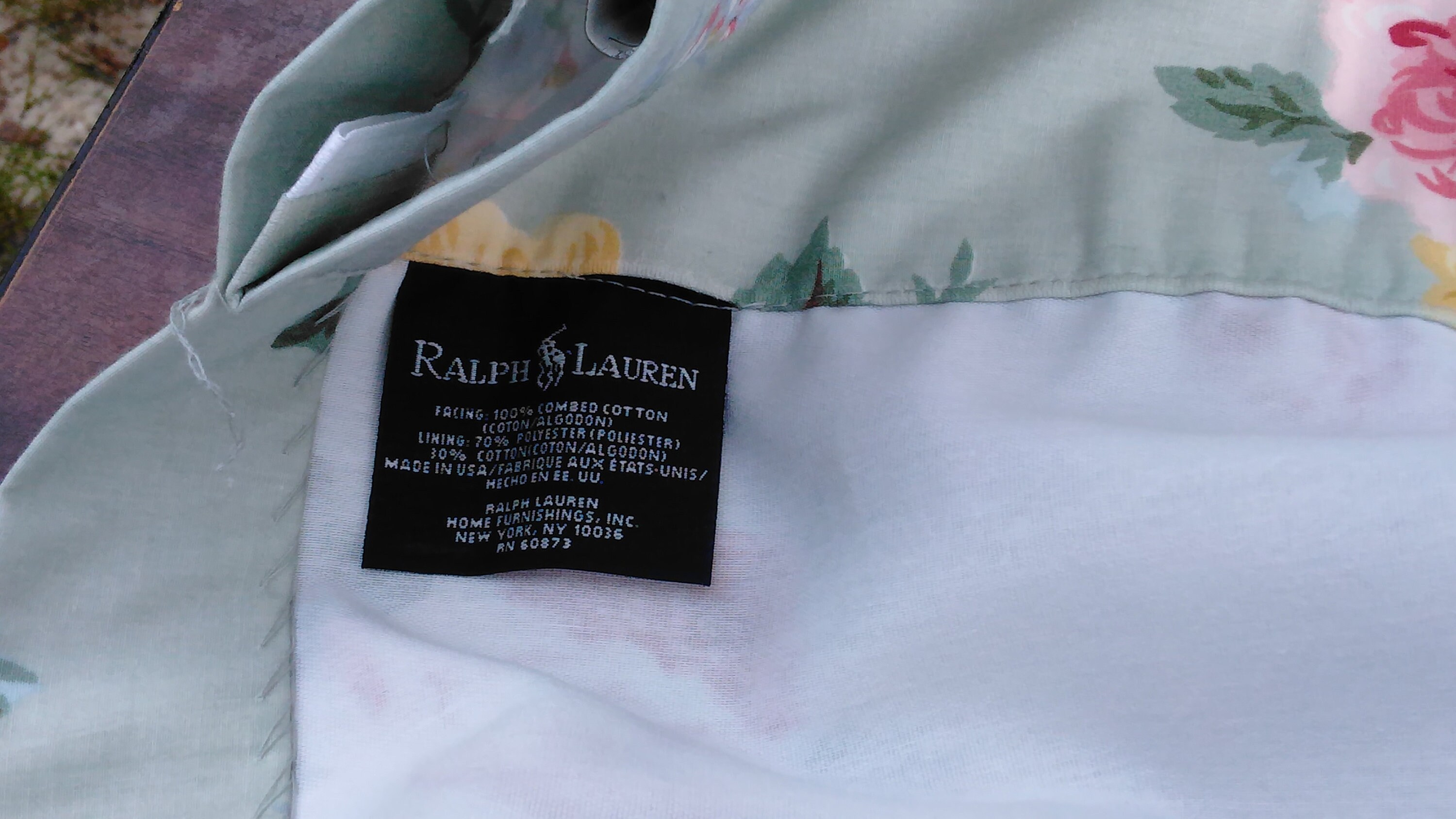 Single Drapery Panels From Ralph Lauren Vintage Cotton Fabrics - Etsy