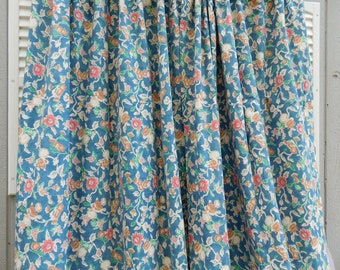 Jardin Drapes di Ralph Lauren - Tende a fiori blu - Foderate in cotone - Disponibili 2 paia