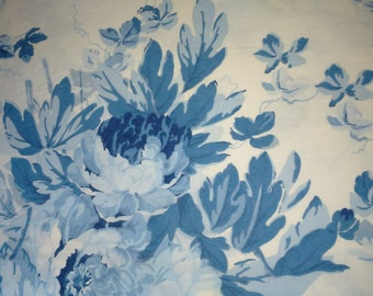 Ralph Lauren Elsa Blue-Twin Copripiumino - Raso di cotone blu e bianco