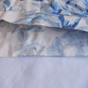 Ralph Lauren Elsa Blå - Påslakan eller tyg Blå & Vit Bomull - Obehandlad bild 5