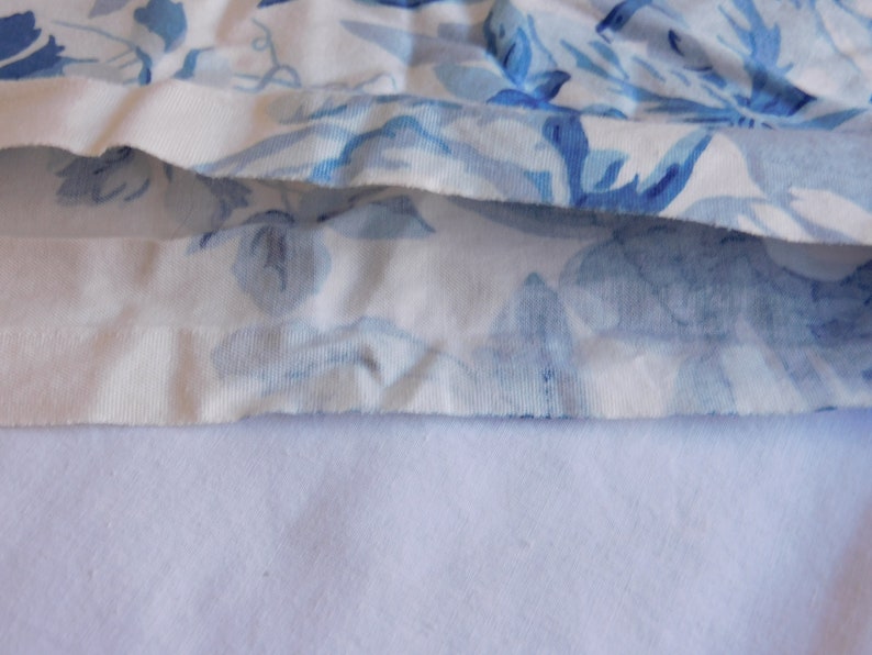 Ralph Lauren Elsa Blå - Påslakan eller tyg Blå & Vit Bomull - Obehandlad bild 5