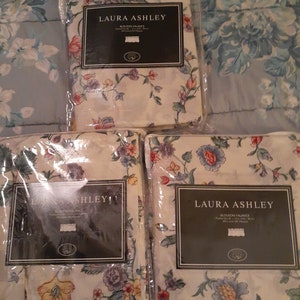 Laura Ashley Chinese Silk NEW Old Stock Valances-3 Available-86&quot; x 15&quot;