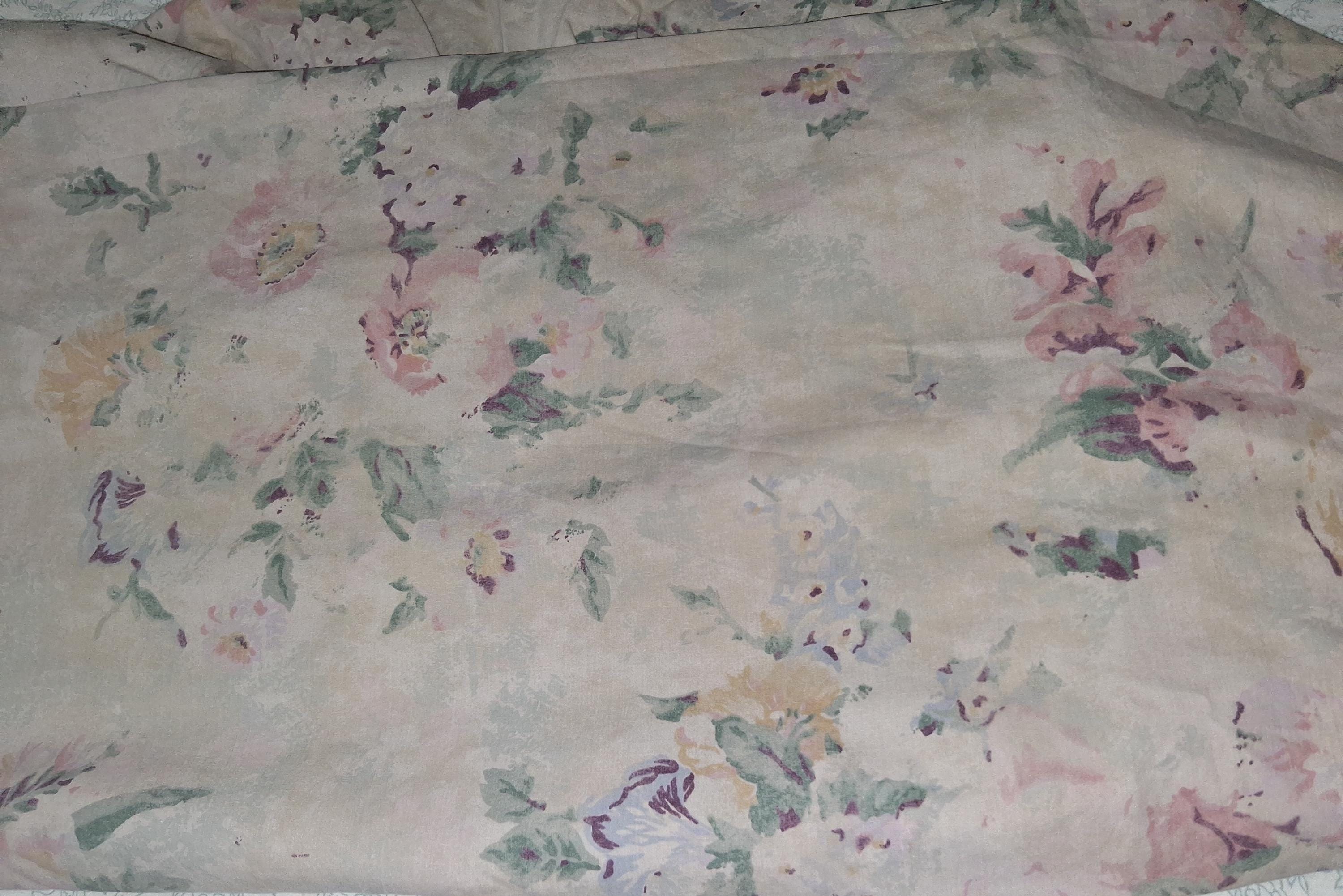 Ralph Lauren Francesca-full Fitted Sheet-100% Cotton-1990's-2
