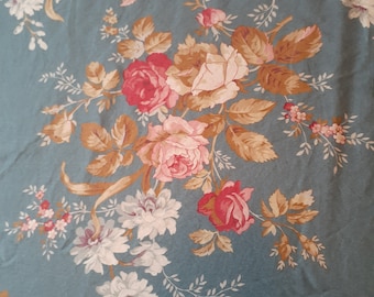 Rare Ralph Lauren Sinclair Twin Duvet Cover-Green Floral-100% Cotton