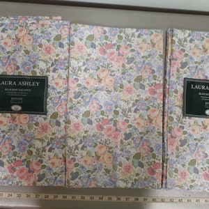 Vintage Laura Ashley Valances-Quartet 86&quot; by 15&quot;-New 7 Available