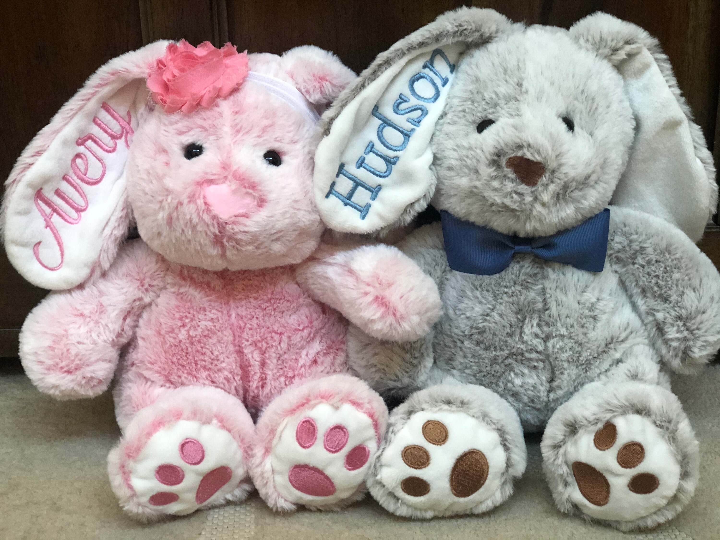 Personalized Easter Bunny Kids Stuffed Animal Plush Rabbit - Etsy