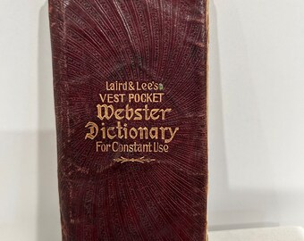 Webster’s pocket dictionary 1890