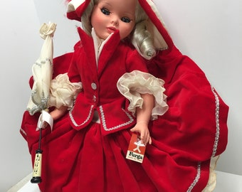 Red riding Hood doll made in Italy Furga.