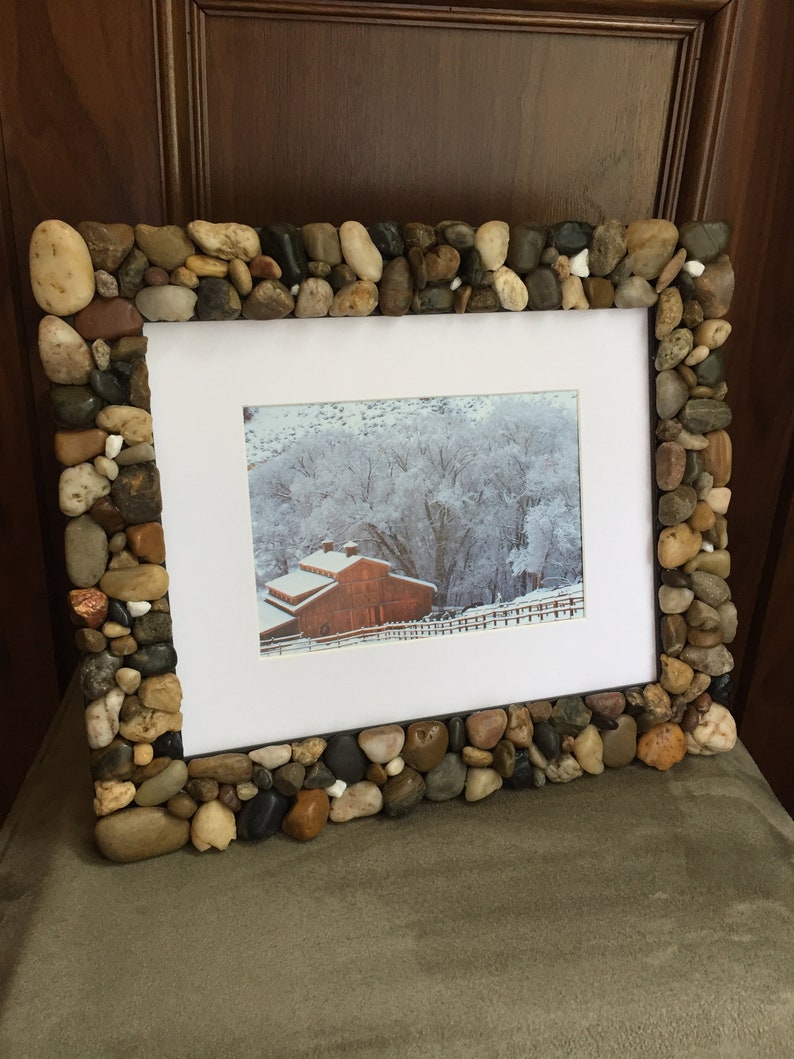 Natural Stone 8x10 Photo Frame Etsy