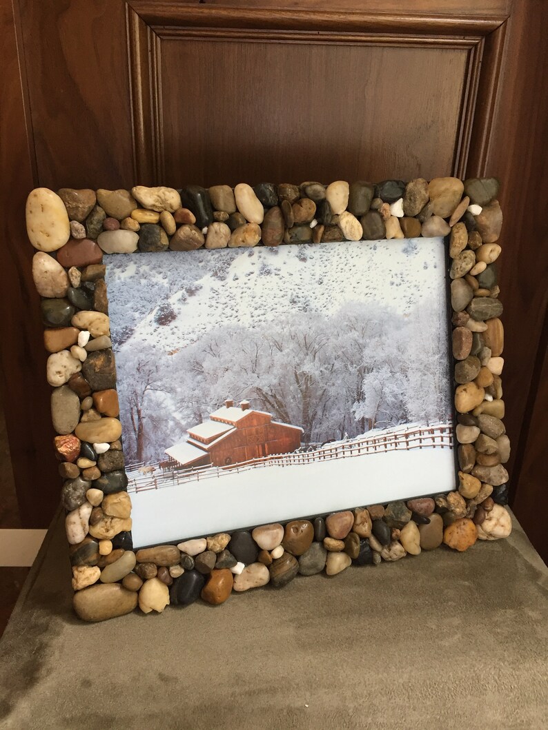 Natural Stone 8x10 Photo Frame Etsy
