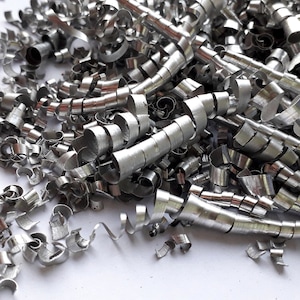 Round Metal shavings, aluminum shavings, metal springs for decor creativity of finishing of a decor Gardens Craft Art Home Decor