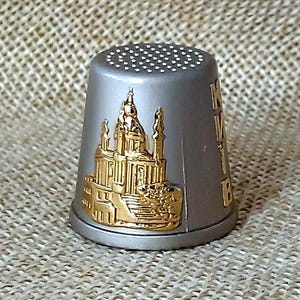 Ukrainian thimble symbol Tryzub Trident Ukraine Wedding birthday present Gift 1&quot;