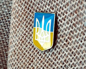 Oekraïense revers speld Tryzub drietand metaal gouden kleur Oekraïense wapenschild drietand Tryzub embleem van Oekraïne Oekraïne geschenk Україна