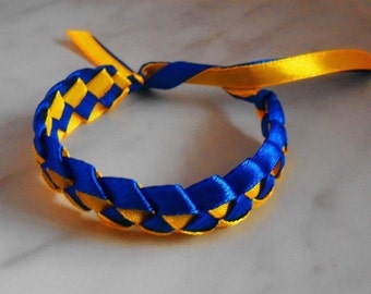3-50 pc. Wristband Ukrainian I love Ukraine bracelet Ukrainian Flag bracelet Ukraine Flag Color Swedish flag Sweden blue and yellow Україна