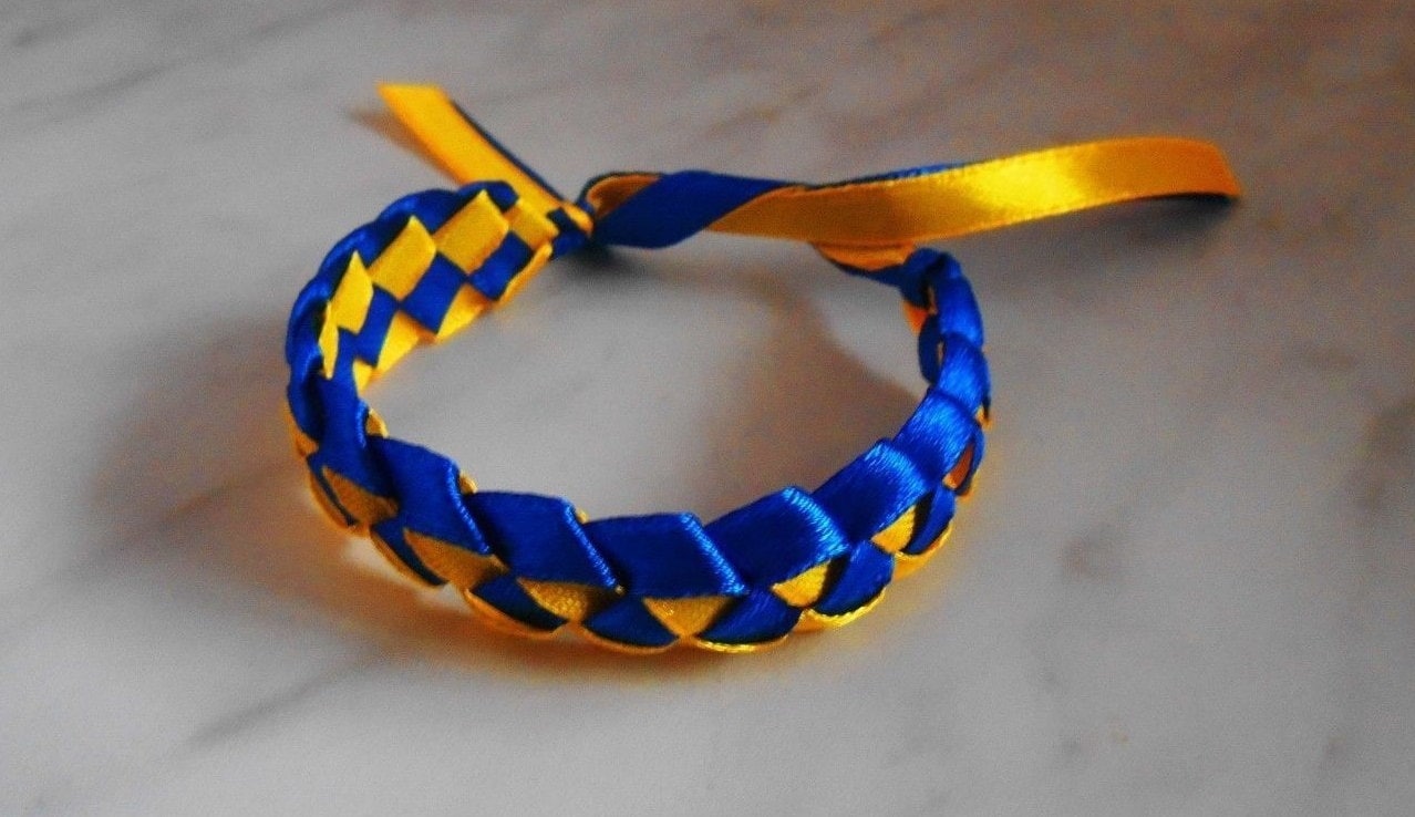 Set of 3. Wristband Ukrainian I Love Ukraine Bracelet | Etsy