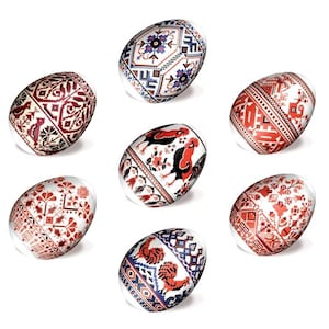 Krimpfolie paaseierhoesjes Paaseieren Krimpfolie eierdecoratie Eierhoesjes sticker Paaseierfolie Hittekrimpfolie geborduurd
