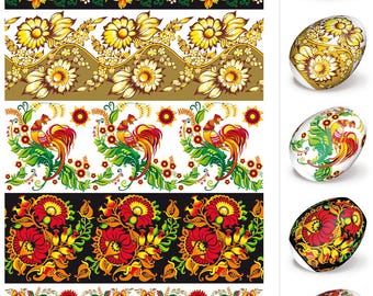 Fundas para huevos de Pascua con film retráctil, decoración para huevos, pegatinas para huevos, envolturas para huevos de Pascua, film termorretráctil