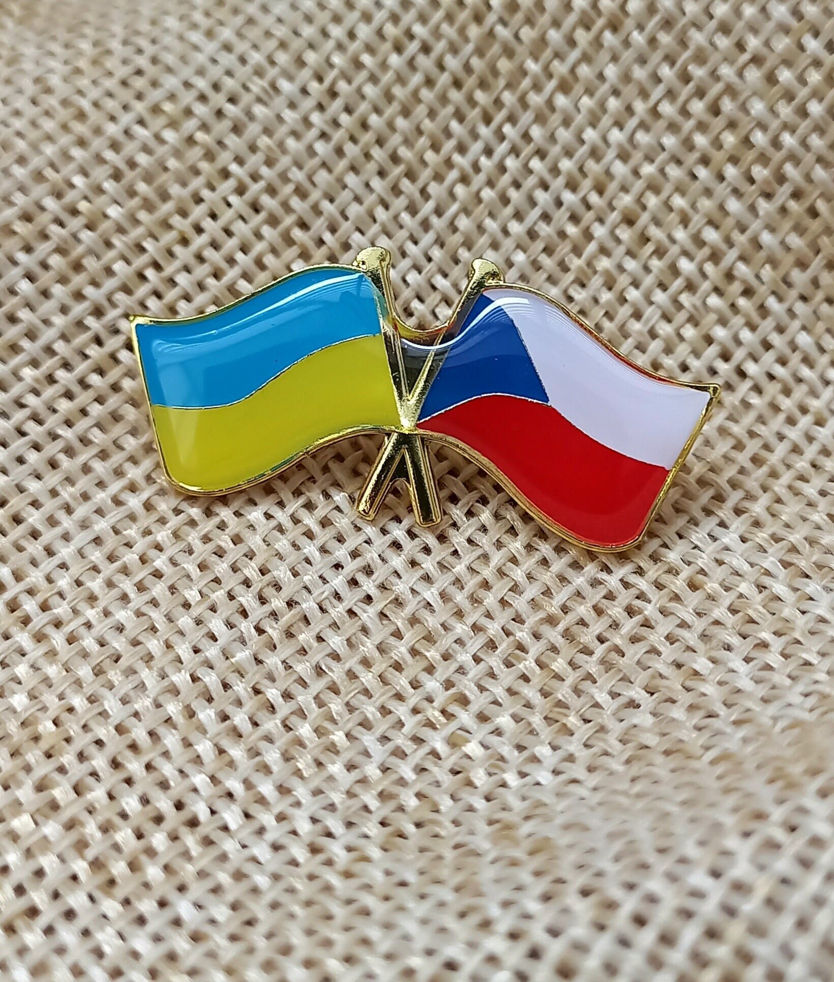 Europa - Tschechische Republik Flaggen Pin Fahnen Pins Fahnenpin