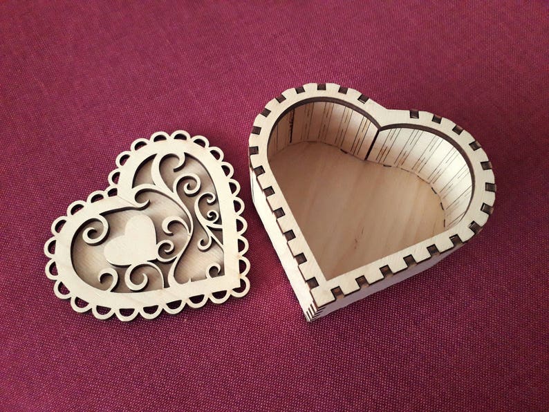 bo\u00eete coeur \u30cf\u30fc\u30c8 box hj\u00e4rta \uc0c1\uc790 \ub9c8\uc74c 4 Openwork heart wood box Necklace box Wedding Gift Box Home /& Living D\u00e9cor Home D\u00e9cor \u0410 gift for her