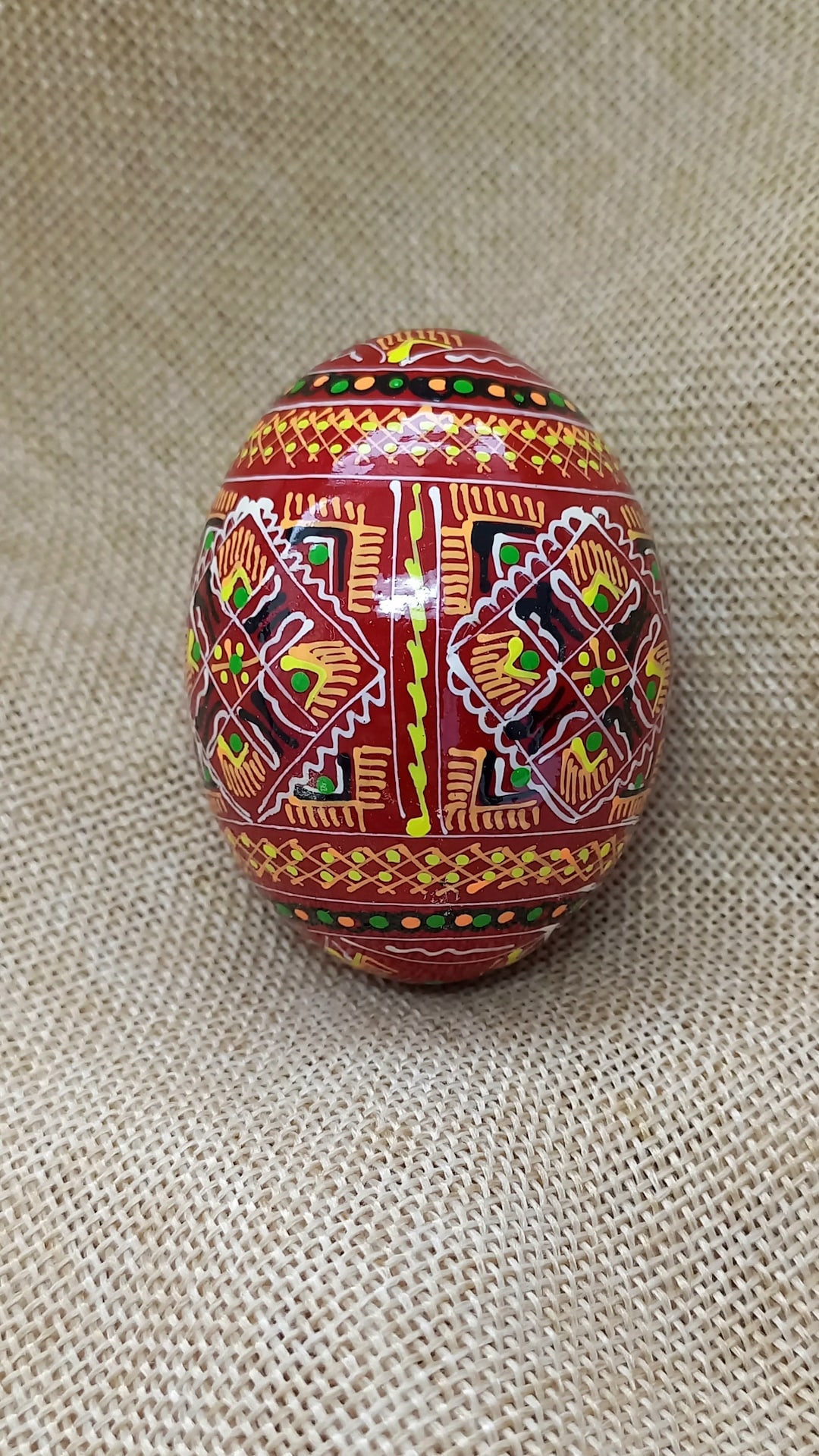 Ukrainian Painted Wooden Easter Egg Pysanky Pysanka Ukrainian Pysanka ...