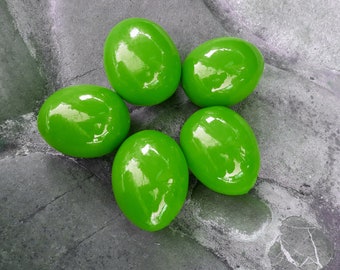 Set of 5 wooden eggs Decorate for Easter Wood Pysanky Pysanka Hendmade 2,5"