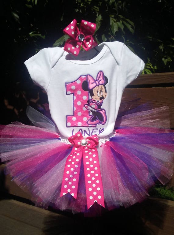 minnie mouse baby tutu outfit