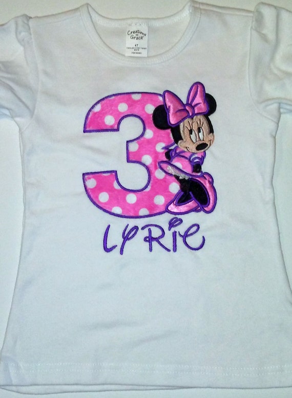 purple minnie mouse shirt