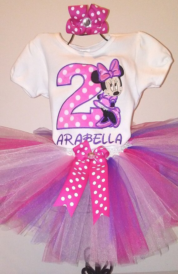 2nd birthday minnie mouse outfit