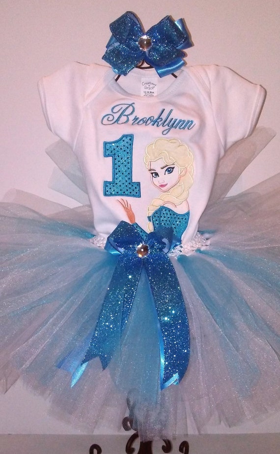 frozen 1st birthday outfit