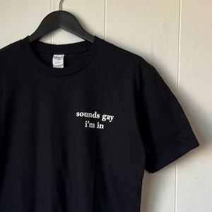 Gay pride shirt, Gay AF Shirt, Bisexual Shirt, Sounds Gay Im In tee cotton Gay Shirt Pride Shirt Lbgt Shirts
