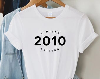 16th birthday gift shirt, Limited Edition 2010, 16th Birthday Shirt, Birthday Gift for him and her, 16th Birthday Present, Unisex