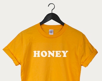Camiseta Honey unissex, amor e ódio, Tumblr e Instagram