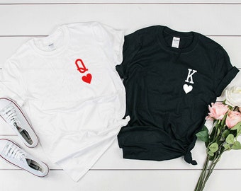 King Queen Tshirt Etsy