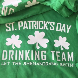 st patricks day shirt drinking team St patrick day irish t-shirt unisex top Tumblr funny gift