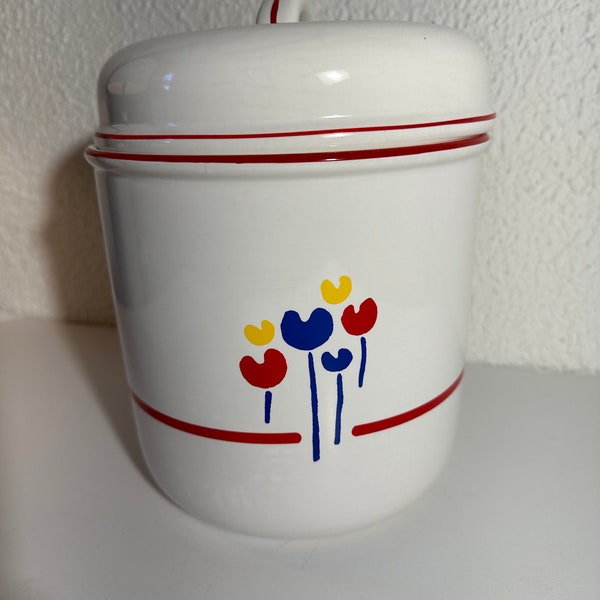 Vintage Riva Designs Tulip Cookie Jar