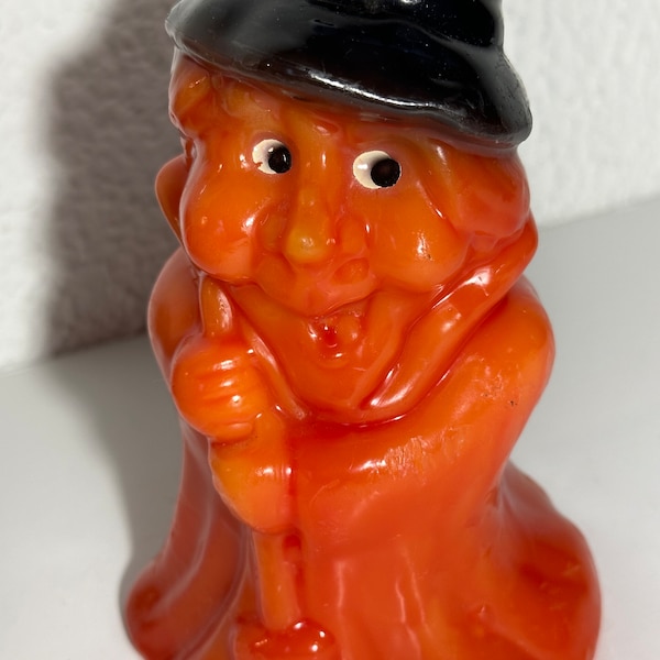 RARE-Vintage Halloween Witch Candle