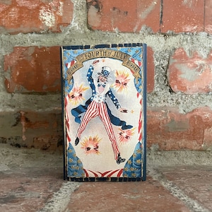 Vintage Uncle Sam Wood Block; Primitive 4th of July Home Decorations; Independence Day Sign; 4th of July Hostess Gift; Farmhouse Decoration