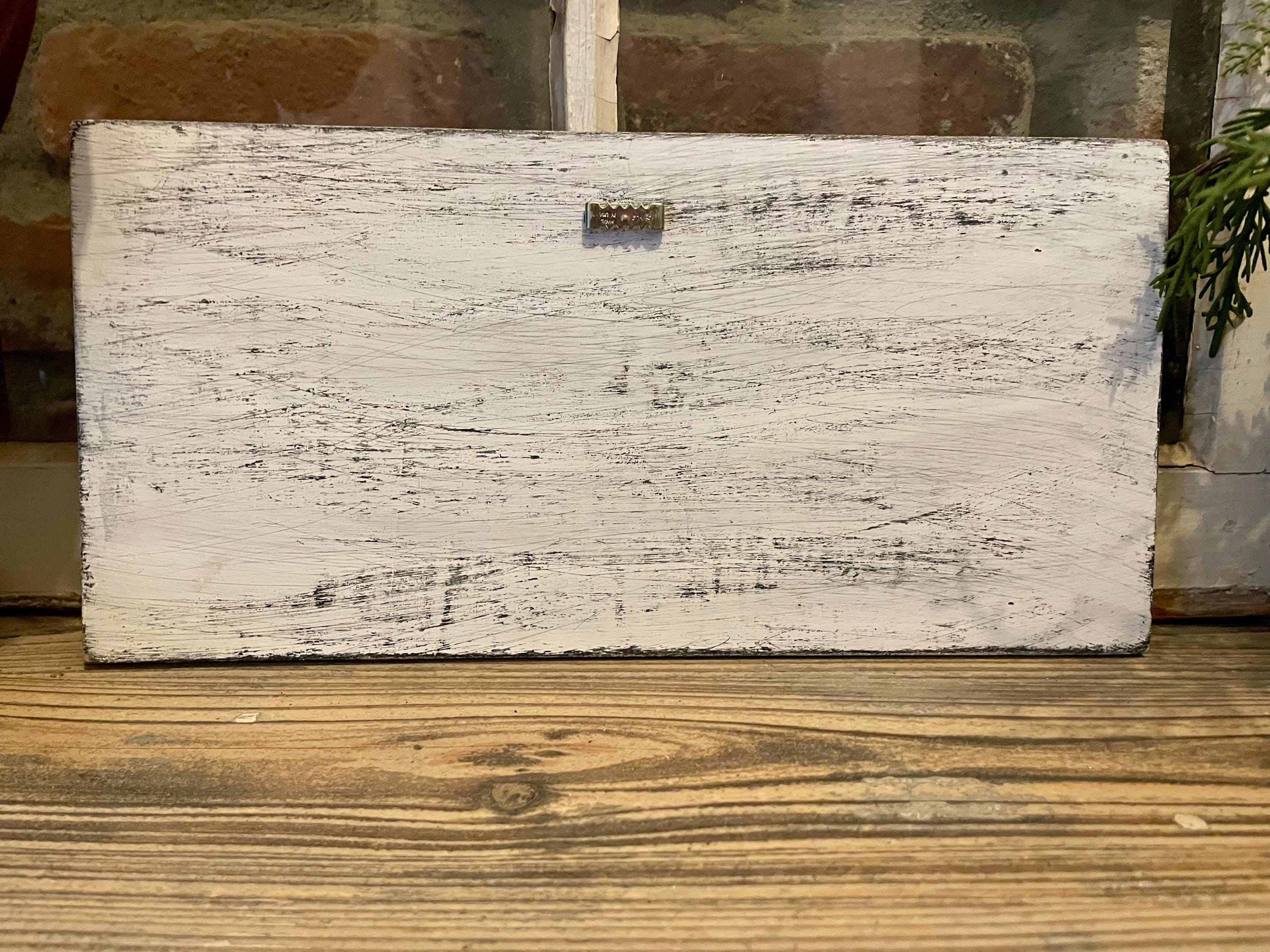 Farmhouse Valentines Day Wood Sign: Chippy White Primitive Decor - Etsy