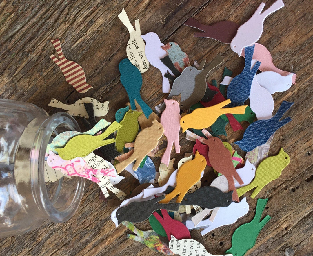 Bird Paper Punches and Confetti Mini Scrapbook Bird Paper Punches Bird