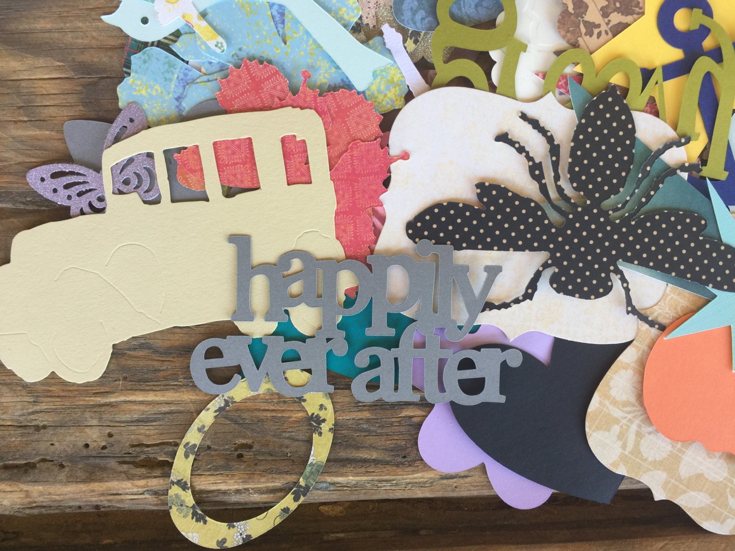 Variety Paper Die Cuts for Scrapbooking Cardmaking Supplies Etsy