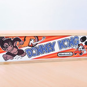 Donkey Kong Marquee Light Box Wood, Donkey Kong Light Box, Donkey Kong Wall Décor Marquee Sign, Arcade Marquee Light, Gift for Gamer