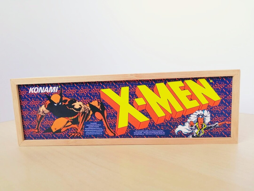 Xmen Marquee Light Box Wood, Xmen Light Box, Xmen Wall Décor Marquee
