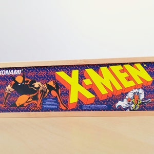 X-Men Marquee Light Box Wood, X-Men Light Box, X-Men Wall Décor Marquee Sign, Arcade Marquee Light, Gift for Gamer Boyfriend