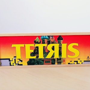 Tetris Marquee Light Box Wood, Tetris Light Box, Tetris Wall Décor Marquee Sign, Arcade Marquee Light, Gift for Gamer Boyfriend