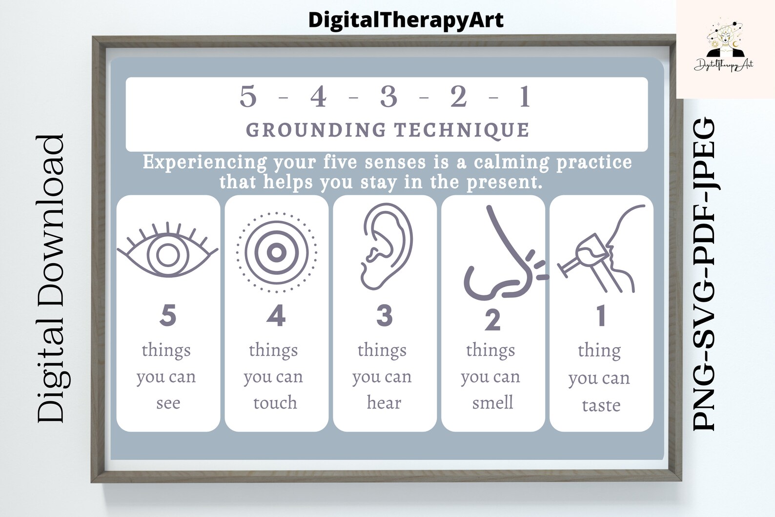 54321 Grounding Printable Printable Templates