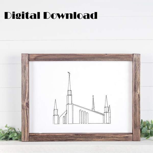 Boise Temple - Etsy