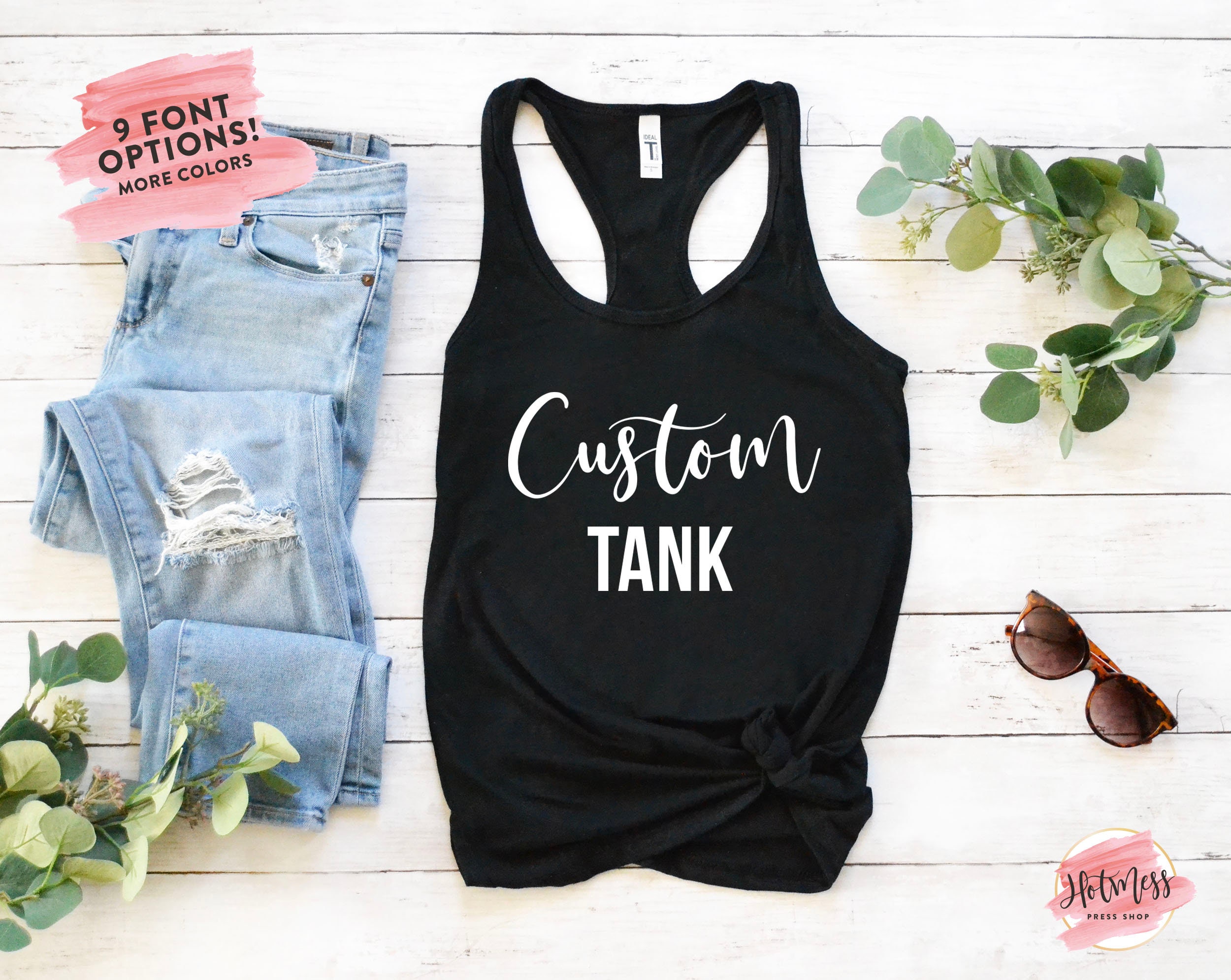 Custom Tank Top Create Your Own Workout 