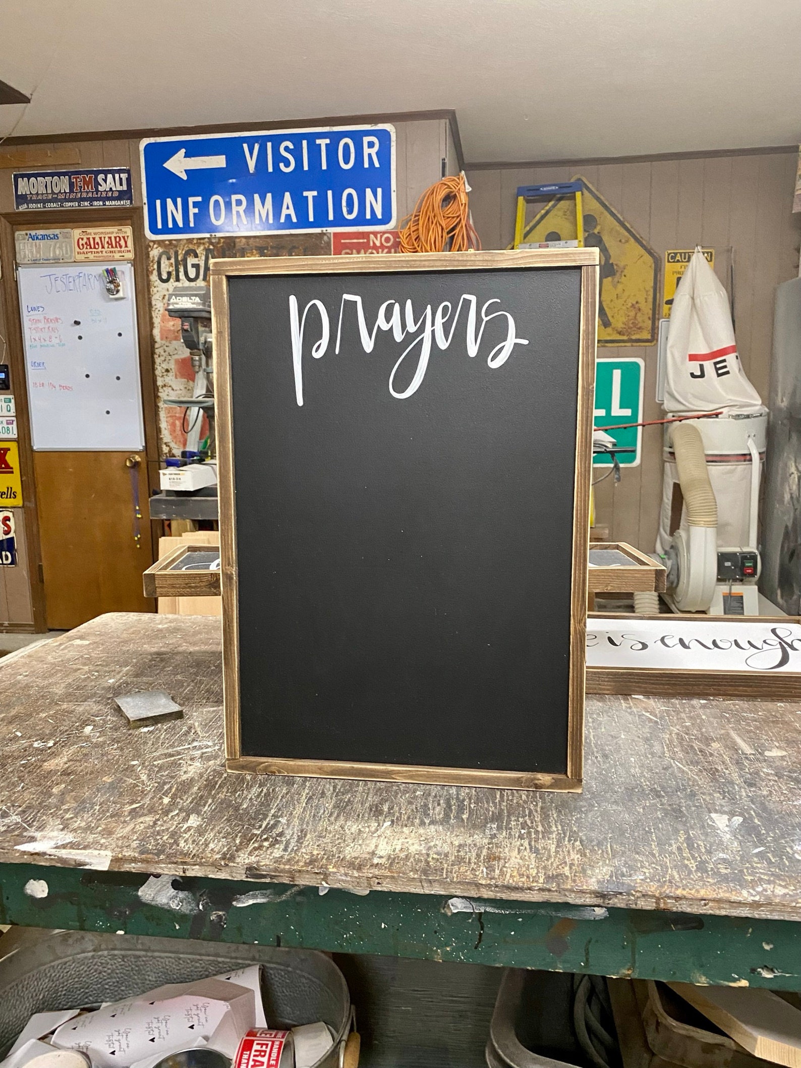 Prayer Board for Wall Prayer Chalkboard Prayer Request Sign Etsy UK